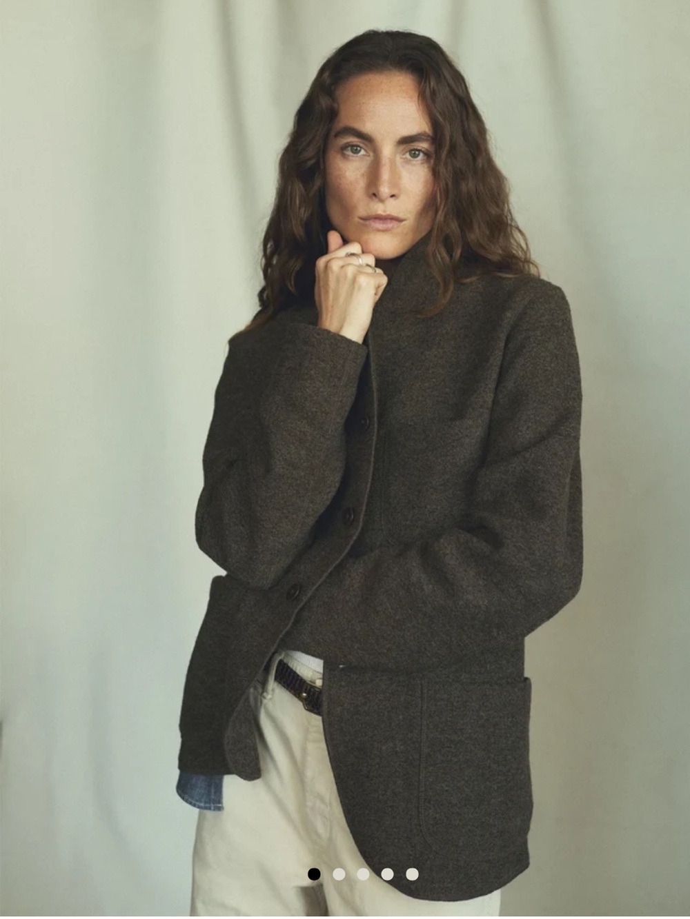 Buck Mason FELTED WOOL CHORE COAT
